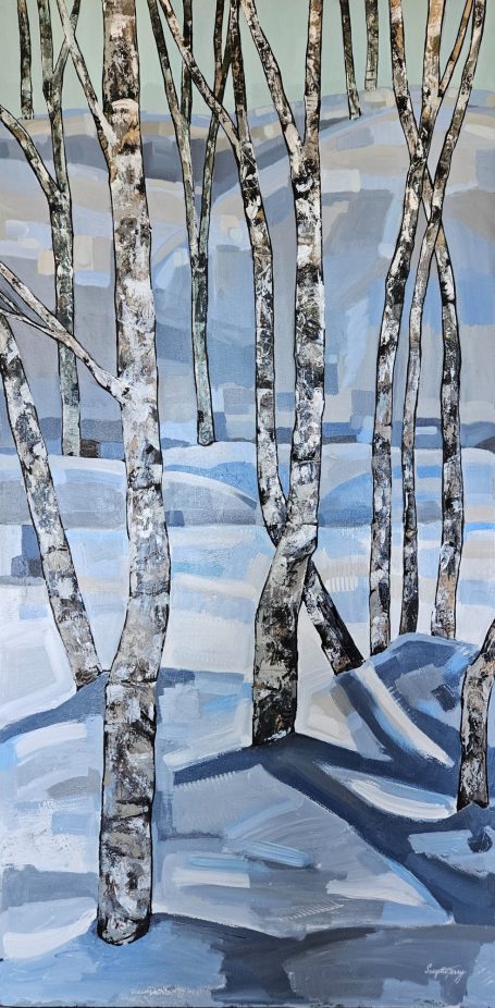 Winter Sentinals, 30 x 60"